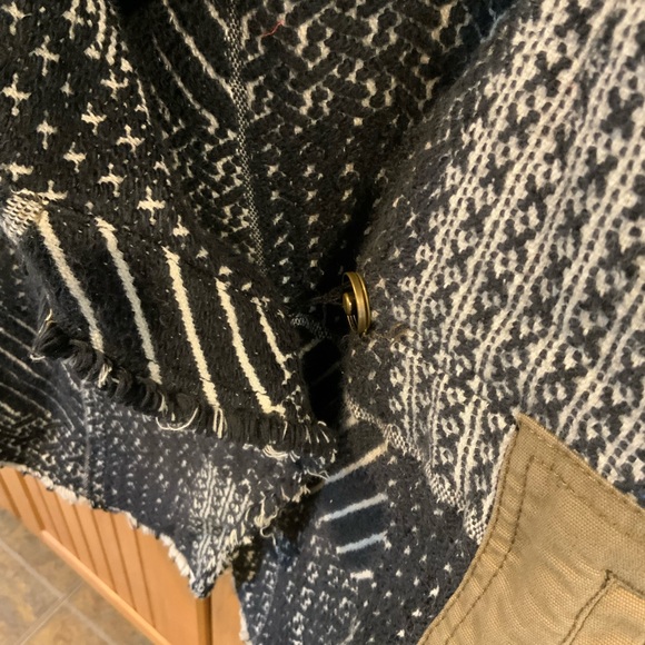 Chic Patchwork Women's Blazer - Picture 3 of 5